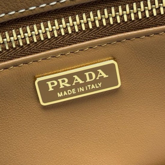 Top AAAAA Replica Prada Galleria Saffiano Medium Tote Bag 1BA457 Brown Clone Cheap