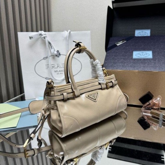 Fake Prada Bonnie Mini Handbag 1BA486 Beige Replica Top AAAAA Replica Prada Bonnie Mini Handbag 1BA486 Beige Clone Cheap