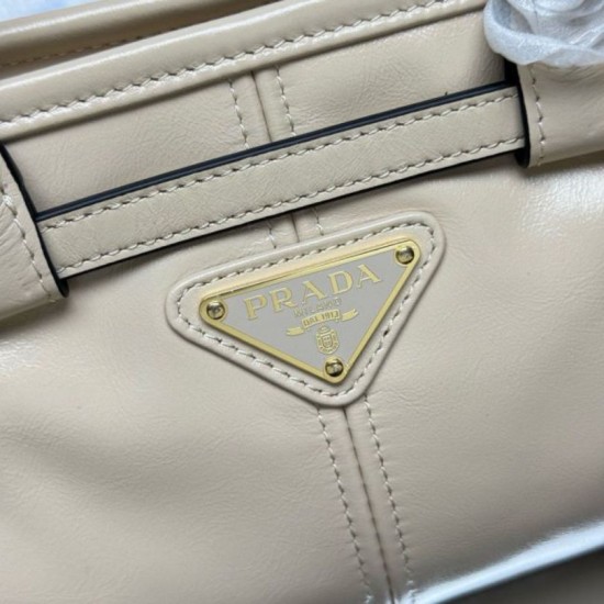 Fake Prada Bonnie Mini Handbag 1BA486 Beige Replica Top AAAAA Replica Prada Bonnie Mini Handbag 1BA486 Beige Clone Cheap