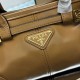 Top AAAAA Replica Prada Bonnie Mini Handbag 1BA486 Brown Clone Cheap