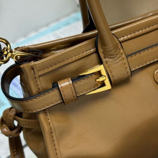 Top AAAAA Replica Prada Bonnie Mini Handbag 1BA486 Brown Clone Cheap