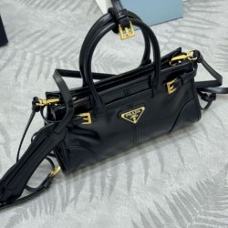 Top AAAAA Replica Prada Bonnie Mini Handbag 1BA486 Black Clone Cheap