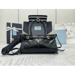 Top AAAAA Replica Prada Bonnie Mini Handbag 1BA486 Black Clone Cheap