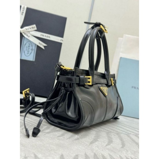 Top AAAAA Replica Prada Bonnie Mini Handbag 1BA486 Black Clone Cheap