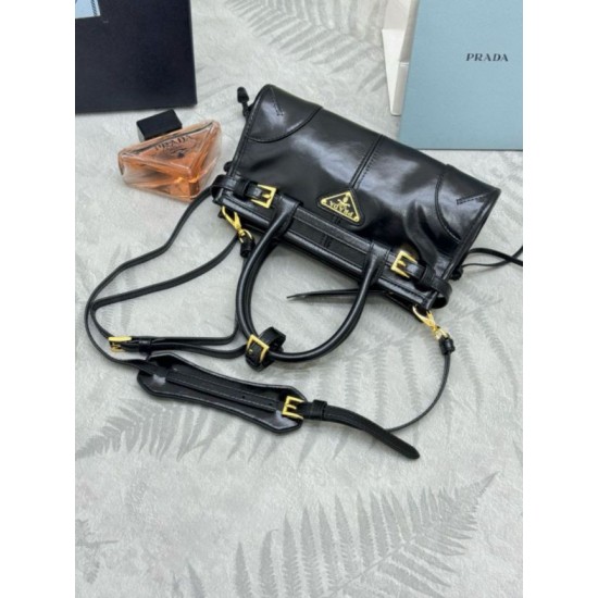 Top AAAAA Replica Prada Bonnie Mini Handbag 1BA486 Black Clone Cheap