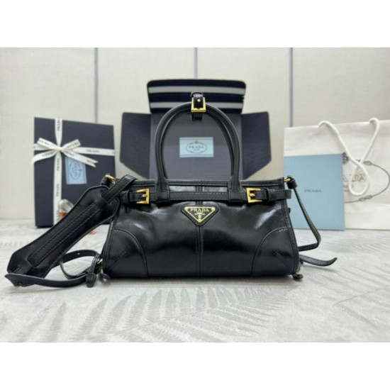 Top AAAAA Replica Prada Bonnie Mini Handbag 1BA486 Black Clone Cheap