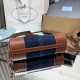 Top AAAAA Replica Prada Bonnie Mini Handbag 1BA486 Blue/Brown Clone Cheap