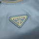 Fake Prada Re-Edition 2005 Re-Nylon Mini Hobo Bag Saffiano 1N204M Blue Replica Top AAAAA Replica Prada Re-Edition 2005 Re-Nylon Mini Hobo Bag Saffiano 1N204M Blue Clone Cheap