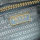 Fake Prada Re-Edition 2005 Re-Nylon Mini Hobo Bag Saffiano 1N204M Blue Replica Top AAAAA Replica Prada Re-Edition 2005 Re-Nylon Mini Hobo Bag Saffiano 1N204M Blue Clone Cheap