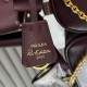 Top AAAAA Replica Prada Re-Edition 2005 Saffiano Handbag/Hobo Burgundy Clone Cheap