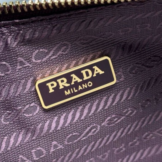 Top AAAAA Replica Prada Re-Edition 2005 Saffiano Handbag/Hobo Burgundy Clone Cheap