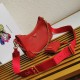 Top AAAAA Replica Prada Re-Edition 2005 Saffiano Handbag/Hobo Red Clone Cheap