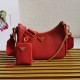 Top AAAAA Replica Prada Re-Edition 2005 Saffiano Handbag/Hobo Red Clone Cheap