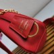 Top AAAAA Replica Prada Re-Edition 2005 Saffiano Handbag/Hobo Red Clone Cheap
