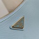 Top AAAAA Replica Prada Re-Edition 2005 Saffiano Handbag/Hobo Blue Clone Cheap