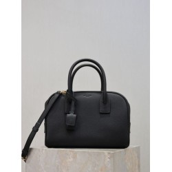 Top AAAAA Replica YSL Saint Laurent Sac de Jour Boston Small Handbag Black Grain Clone Cheap