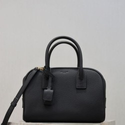 Top AAAAA Replica YSL Saint Laurent Sac de Jour Boston Small Handbag Black Grain Clone Cheap