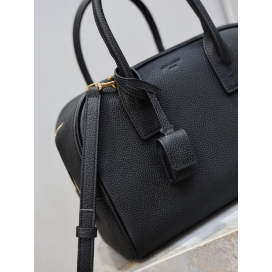 Fake YSL Saint Laurent Sac de Jour Boston Small Handbag Black Grain Replica Top AAAAA Replica YSL Saint Laurent Sac de Jour Boston Small Handbag Black Grain Clone Cheap