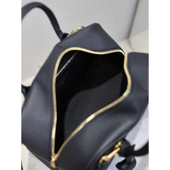 Fake YSL Saint Laurent Sac de Jour Boston Small Handbag Black Grain Replica Top AAAAA Replica YSL Saint Laurent Sac de Jour Boston Small Handbag Black Grain Clone Cheap