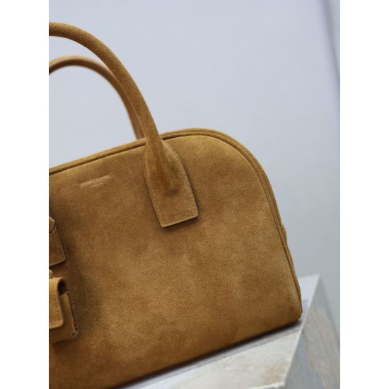 Fake YSL Saint Laurent Sac de Jour Boston Small Handbag Black Suede Replica Top AAAAA Replica YSL Saint Laurent Sac de Jour Boston Small Handbag Black Suede Clone Cheap