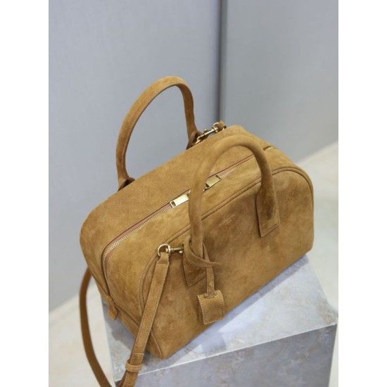 Fake YSL Saint Laurent Sac de Jour Boston Small Handbag Black Suede Replica Top AAAAA Replica YSL Saint Laurent Sac de Jour Boston Small Handbag Black Suede Clone Cheap