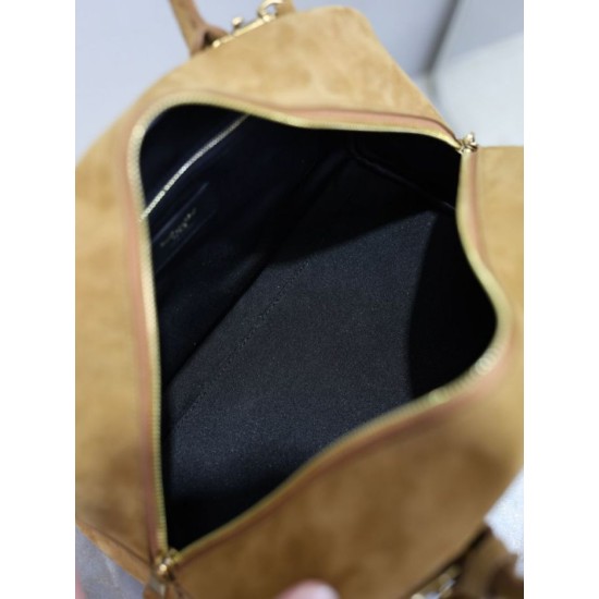 Fake YSL Saint Laurent Sac de Jour Boston Small Handbag Black Suede Replica Top AAAAA Replica YSL Saint Laurent Sac de Jour Boston Small Handbag Black Suede Clone Cheap