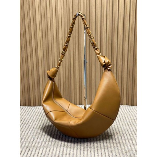 Top AAAAA Replica YSL Saint Laurent Amalia Hobo Shoulder Bag Brown Clone Cheap