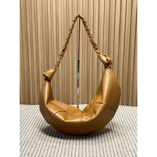 Top AAAAA Replica YSL Saint Laurent Amalia Hobo Shoulder Bag Brown Clone Cheap