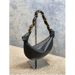 Top AAAAA Replica YSL Saint Laurent Amalia Mini Hobo Bag Black Clone Cheap
