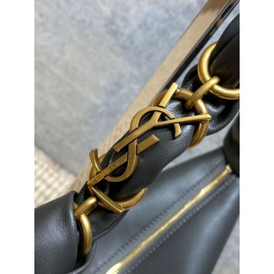 Top AAAAA Replica YSL Saint Laurent Amalia Mini Hobo Bag Black Clone Cheap