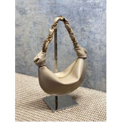 Top AAAAA Replica YSL Saint Laurent Amalia Mini Hobo Bag Apricot Clone Cheap