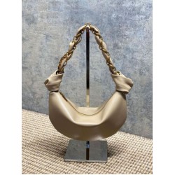 Top AAAAA Replica YSL Saint Laurent Amalia Mini Hobo Bag Apricot Clone Cheap