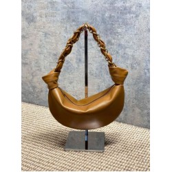 Top AAAAA Replica YSL Saint Laurent Amalia Mini Hobo Bag Brown Clone Cheap