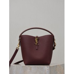 Top AAAAA Replica YSL Saint Laurent Small Bucket Bag (LE 37) Brown Clone Cheap