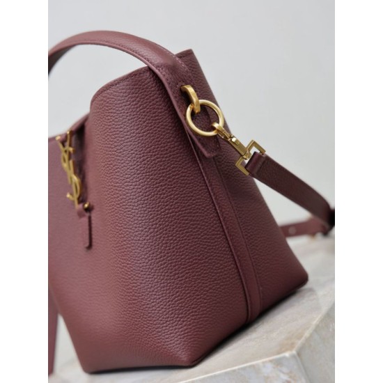 Top AAAAA Replica YSL Saint Laurent Small Bucket Bag (LE 37) Brown Clone Cheap