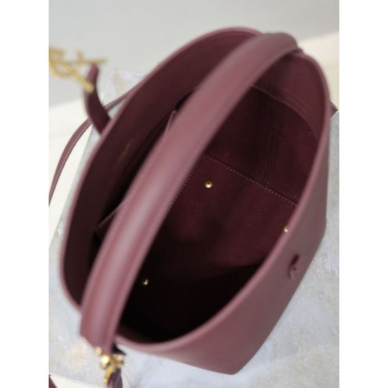 Top AAAAA Replica YSL Saint Laurent Small Bucket Bag (LE 37) Brown Clone Cheap