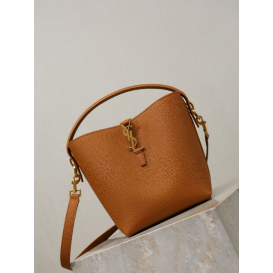 Top AAAAA Replica YSL Saint Laurent Small Bucket Bag (LE 37) Yellow Clone Cheap