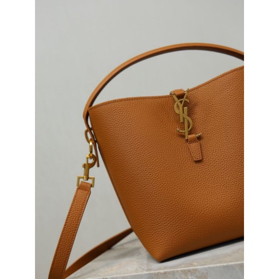 Top AAAAA Replica YSL Saint Laurent Small Bucket Bag (LE 37) Yellow Clone Cheap