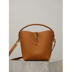 Top AAAAA Replica YSL Saint Laurent Small Bucket Bag (LE 37) Yellow Clone Cheap