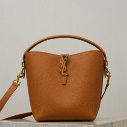 Top AAAAA Replica YSL Saint Laurent Small Bucket Bag (LE 37) Yellow Clone Cheap