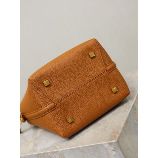 Top AAAAA Replica YSL Saint Laurent Small Bucket Bag (LE 37) Yellow Clone Cheap
