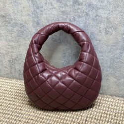 Top AAAAA Replica YSL Saint Laurent Icarino Cassandre Quilted Nappa Small Tote Bag Maroon Clone Cheap