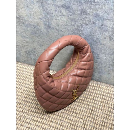 Top AAAAA Replica YSL Saint Laurent Icarino Cassandre Quilted Nappa Small Tote Bag Pink Clone Cheap