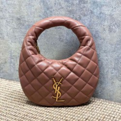 Top AAAAA Replica YSL Saint Laurent Icarino Cassandre Quilted Nappa Small Tote Bag Pink Clone Cheap