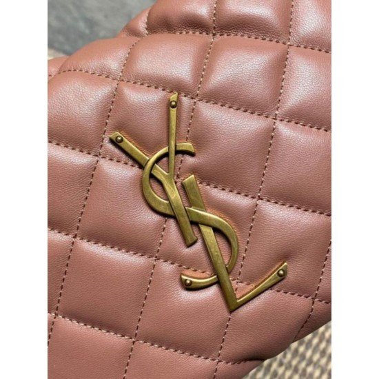 Top AAAAA Replica YSL Saint Laurent Icarino Cassandre Quilted Nappa Small Tote Bag Pink Clone Cheap