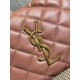 Top AAAAA Replica YSL Saint Laurent Icarino Cassandre Quilted Nappa Small Tote Bag Pink Clone Cheap