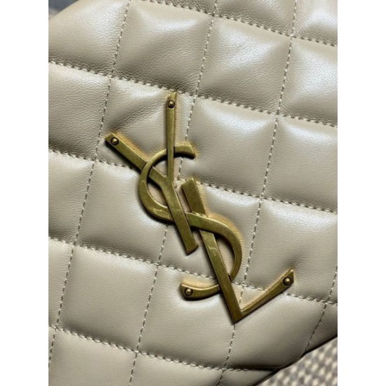 Top AAAAA Replica YSL Saint Laurent Icarino Tote Bag Cassandre Quilted Nappa Leather Apricot Clone Cheap