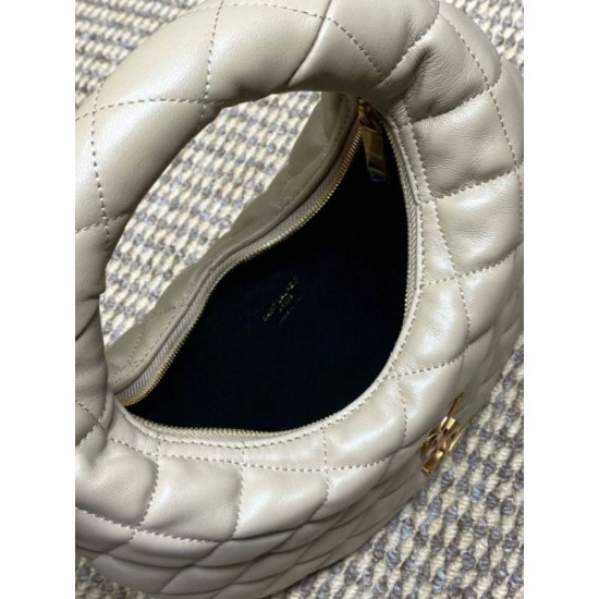 Top AAAAA Replica YSL Saint Laurent Icarino Tote Bag Cassandre Quilted Nappa Leather Apricot Clone Cheap