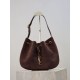 Top AAAAA Replica YSL Saint Laurent Jamie Pochon PARIS VII Suede Shoulder Bag Coffee Clone Cheap