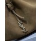 Top AAAAA Replica YSL Saint Laurent Jamie Pochon PARIS VII Suede Shoulder Bag Brown Clone Cheap